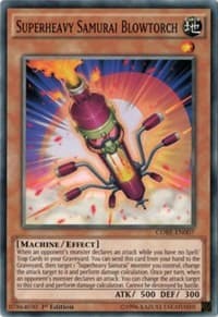 Superheavy Samurai Blowtorch - Clash of Rebellions - YuGiOh card
