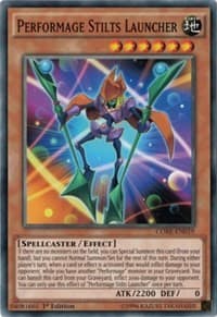 Performage Stilts Launcher - Clash of Rebellions - YuGiOh card