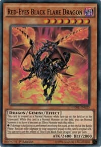 Red-Eyes Black Flare Dragon - Clash of Rebellions - YuGiOh card