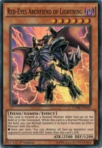 Red-Eyes Archfiend of Lightning - Clash of Rebellions - YuGiOh card