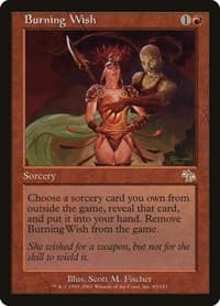 Burning Wish - Judgment - Magic: The Gathering card