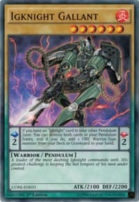 Igknight Gallant - Clash of Rebellions - YuGiOh card