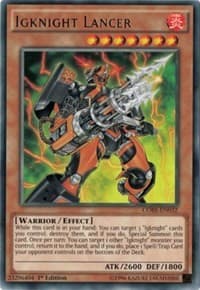 Igknight Lancer - Clash of Rebellions - YuGiOh card