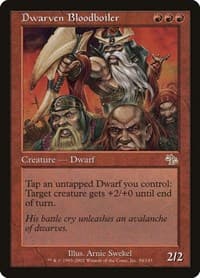 Dwarven Bloodboiler - Judgment - Magic: The Gathering card
