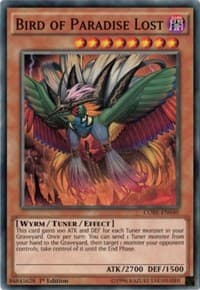 Bird of Paradise Lost - Clash of Rebellions - YuGiOh card