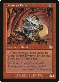 Dwarven Driller - Judgment - Magic: The Gathering card