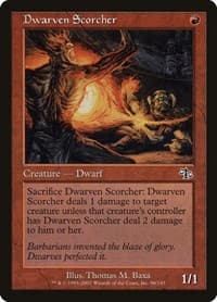 Dwarven Scorcher - Judgment - Magic: The Gathering card