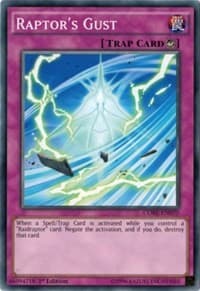 Raptor's Gust - Clash of Rebellions - YuGiOh card