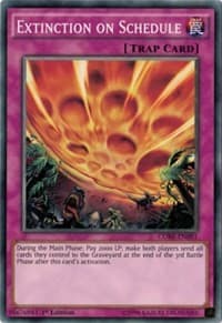 Extinction on Schedule - Clash of Rebellions - YuGiOh card