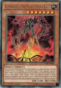 Kumongous, the Sticky String Kaiju - Clash of Rebellions - YuGiOh card