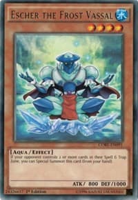 Escher the Frost Vassal - Clash of Rebellions - YuGiOh card