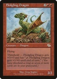Fledgling Dragon - Judgment - Magic: The Gathering card