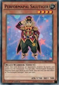 Performapal Salutiger - Clash of Rebellions - YuGiOh card