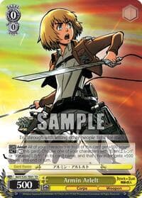 Armin Arlelt - Attack on Titan - Weiss Schwarz card