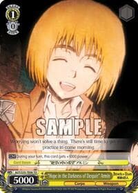 "Hope in the Darkness of Despair" Armin - Attack on Titan - Weiss Schwarz card
