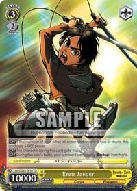 Eren Jaeger - Attack on Titan - Weiss Schwarz card