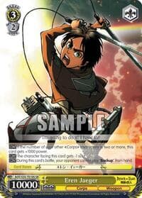 Eren Jaeger (SR) - Attack on Titan - Weiss Schwarz card