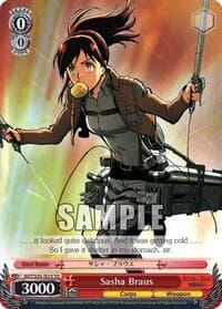 Sasha Braus - Attack on Titan - Weiss Schwarz card