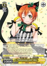 "Whimsical Girl" Rin - Love Live! DX - Weiss Schwarz card