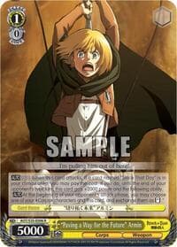 "Paving a Way for the Future" Armin - Attack on Titan - Weiss Schwarz card