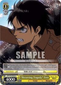 "Recurring Tragedy" Eren - Attack on Titan - Weiss Schwarz card
