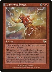 Lightning Surge - Judgment - Magic: The Gathering card