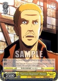 "Garrison Regiment" Hannes - Attack on Titan - Weiss Schwarz card