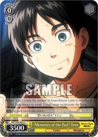 "Memories of the Past" Eren - Attack on Titan - Weiss Schwarz card