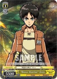 "Brave Warrior" Eren - Attack on Titan - Weiss Schwarz card