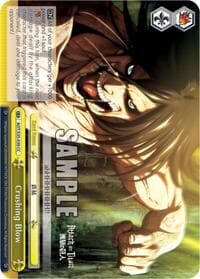 Crushing Blow - Attack on Titan - Weiss Schwarz card