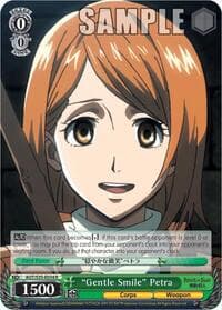 "Gentle Smile" Petra - Attack on Titan - Weiss Schwarz card