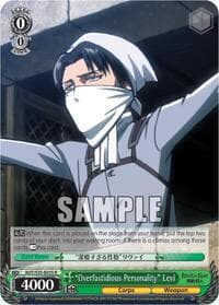 "Overfastidious Personality" Levi - Attack on Titan - Weiss Schwarz card