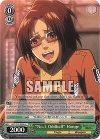 "No.1 Oddball" Hange - Attack on Titan - Weiss Schwarz card