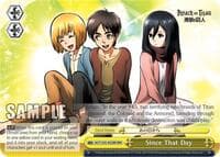 Since That Day (RRR) - Attack on Titan - Weiss Schwarz card
