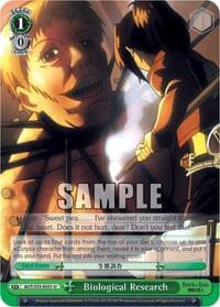 Biological Research - Attack on Titan - Weiss Schwarz card