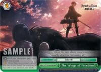 The Wings of Freedom (RRR) - Attack on Titan - Weiss Schwarz card