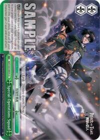 Special Operations Squad - Attack on Titan - Weiss Schwarz card