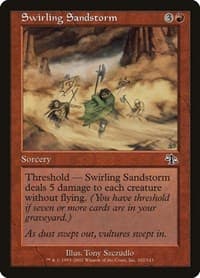 Swirling Sandstorm - Judgment - Magic: The Gathering card