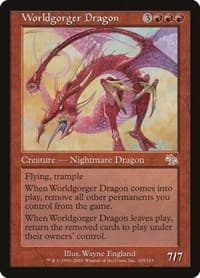 Worldgorger Dragon - Judgment - Magic: The Gathering card