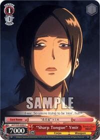 "Sharp Tongue" Ymir - Attack on Titan - Weiss Schwarz card