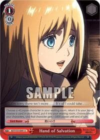 Hand of Salvation - Attack on Titan - Weiss Schwarz card