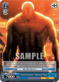 "Hard Exterior" Armored Titan - Attack on Titan - Weiss Schwarz card