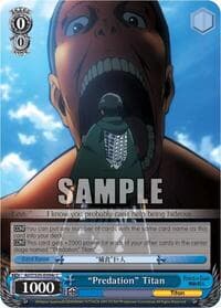 "Predation" Titan (C) - Attack on Titan - Weiss Schwarz card