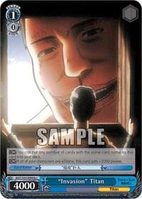 "Invasion" Titan (B) - Attack on Titan - Weiss Schwarz card