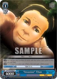"Invasion" Titan (C) - Attack on Titan - Weiss Schwarz card