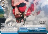 And, in 850…… (RRR) - Attack on Titan - Weiss Schwarz card