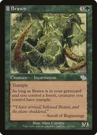 Brawn - Judgment - Magic: The Gathering card