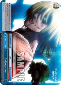 Subjugation - Attack on Titan - Weiss Schwarz card