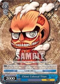 Chimi Colossal Titan - Attack on Titan - Weiss Schwarz card