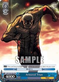 Armored Titan - Attack on Titan - Weiss Schwarz card